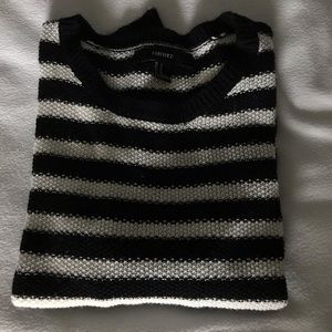 *Free w Purchase* Forever 21 B&W Striped Sweater